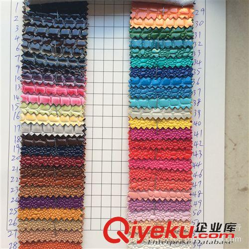 動(dòng)物紋 義烏皮革廠家直銷 八爪鱷魚紋原始圖片2