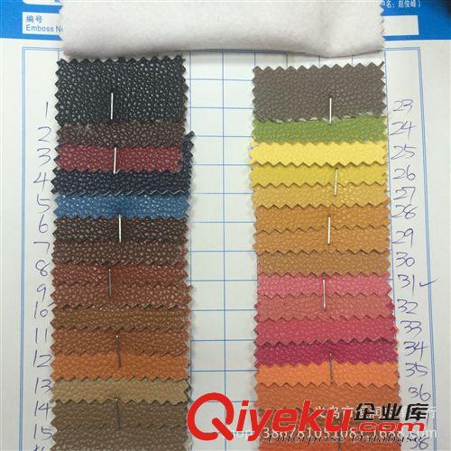 半PU荔枝紋 皮革廠家直銷 經(jīng)典小荔枝紋1391原始圖片2