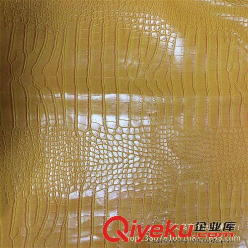 半PU產品 義烏皮革廠家直銷 現貨供應噴涂半PU小鱷魚紋原始圖片2