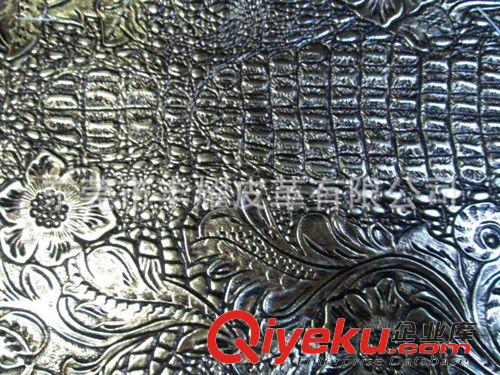 文具革 鳳尾鱷魚混合版皮革，貼膜擦色做舊效果，相框，相冊包裝