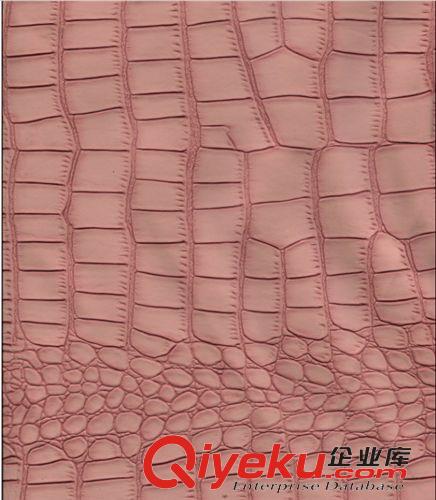 鱷魚紋系列 熱銷半PU鱷魚紋皮革 鱷魚皮料 廠家現(xiàn)貨 適用于箱包手袋等原始圖片2