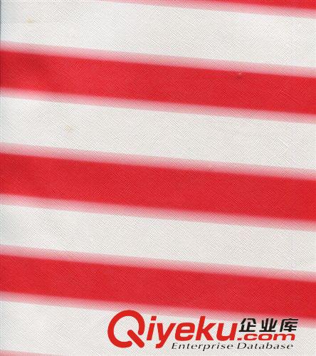貼花膜系列 人造革 新款漸變豎條紋皮革面料 啞光十字紋皮料 廠家現貨供應原始圖片3