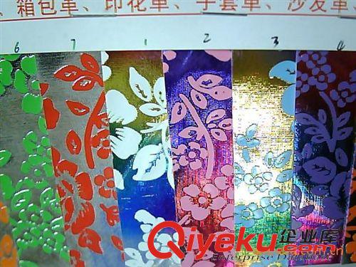 PU燙金革 梅花紋皮革原始圖片2