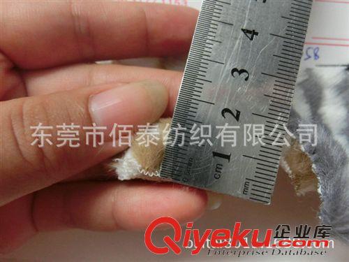 人造毛皮系列 0029#現(xiàn)貨供應(yīng)兩色兔毛提花 人造仿真毛絨 單面雙色兔毛面料原始圖片2