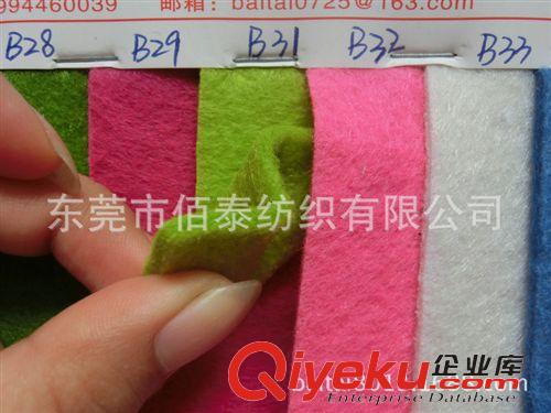 毛氈/戟絨布無紡布系列 0238#廠家直銷彩色毛氈布彩色書畫墊毛氈滌綸針刺化纖毛氈面料原始圖片2