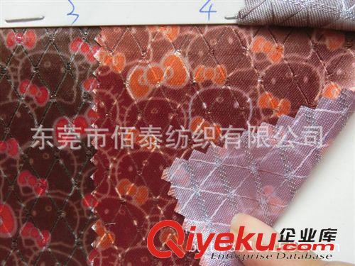 廚房用紡織品 0003#織錦緞色織提花hello kity 花樣印花提花織錦緞精品靠墊面料原始圖片2