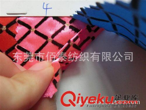 布藝、編紡工藝品 0022#格子提花布燙金燙銀格子紋布料全滌格子布寬幅提花布靠墊布原始圖片2