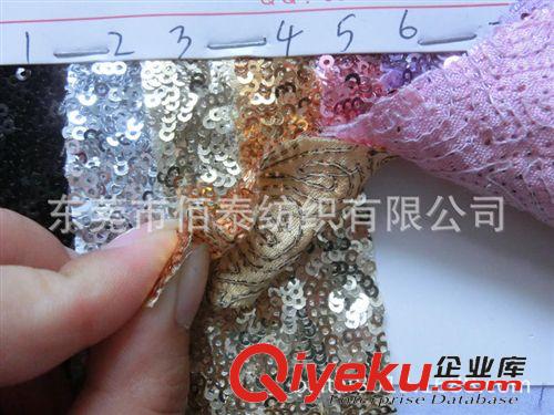 箱包鞋材面料 0186#供應(yīng)三厘加密亂紋珠片繡花面料網(wǎng)布繡亂紋珠片珠片繡花布料原始圖片2
