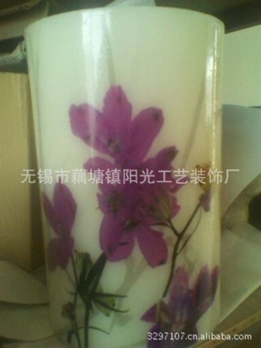 水果花卉系列蠟燭花紙 蠟燭水印紙  蠟燭紫色花卉水貼紙系列