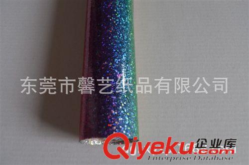 皮革類 訂做格麗特五彩繽紛鐳射六角金蔥PU/pvc皮革