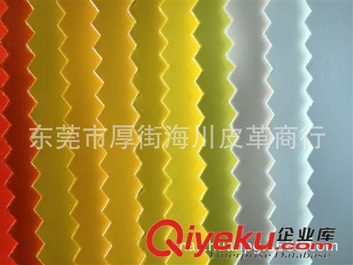 箱包革，手袋革 皮革廠家直銷 現(xiàn)貨 毛底 柔軟無痕鏡面PU革 亮光漆皮純色 合成革,原始圖片3