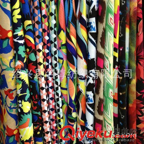 彈力印花系列 [工廠直銷] 100D雙斜彈力布印花 女裝 小腳褲 鉛筆褲面料