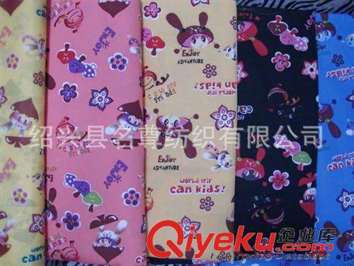 印花卡通系列 [廠家供應(yīng)]卡通印花布,童裝面料,公司還有大量花型可供選擇