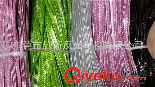 反光太空革1.4mm 廠家供應各種夜光PVC包邊條 高品質(zhì)反光包邊條原始圖片2