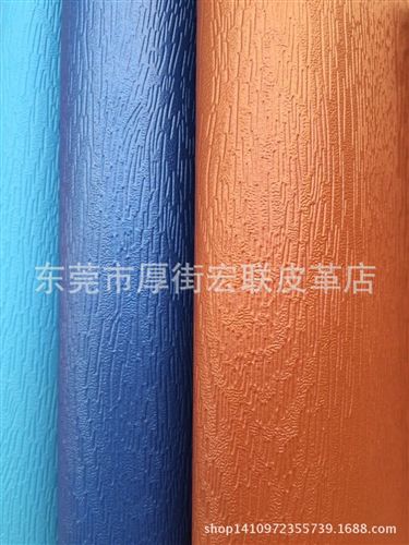 箱包革 供應木紋PU 電子包裝革原始圖片2