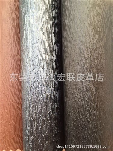 箱包革 供應木紋PU 電子包裝革原始圖片3