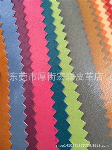 電子包裝革 環(huán)保pu皮革荔枝紋揉紋仿zp超軟、仿羊皮壓紋原始圖片3