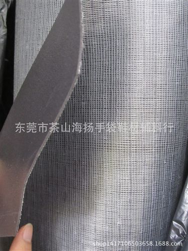 手袋箱包托底革 廠家代理批發手袋箱包PVC托底料 中性黑白色雜膠原始圖片2