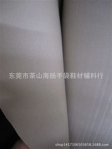 手袋箱包托底革 廠家代理批發手袋箱包PVC托底料 中性黑白色雜膠原始圖片3