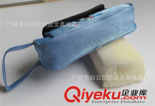 書包文具類 專業訂做帶提手女式筆袋  廣州手提筆袋訂做原始圖片3