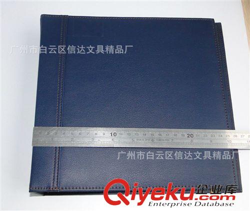 文件夾文件套 【訂做】SUNDA 帶鐵夾PVC文件夾皮套 L型 PU文件夾皮套原始圖片2