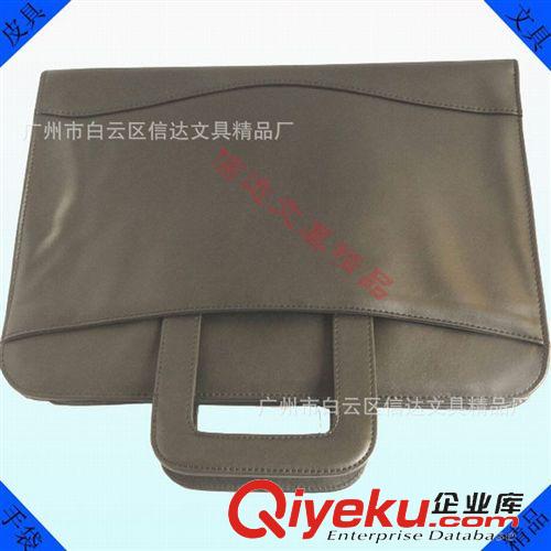 電腦包公文包類 【訂做】PU商務(wù)包、A4 L型經(jīng)理商務(wù)包（配鐵夾與計(jì)算器）