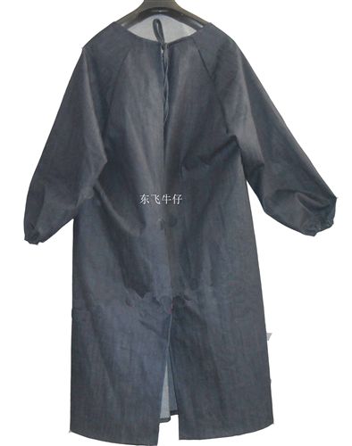 勞保用品 廠家直銷高品質牛仔布罩衣反穿衣牛仔工作服