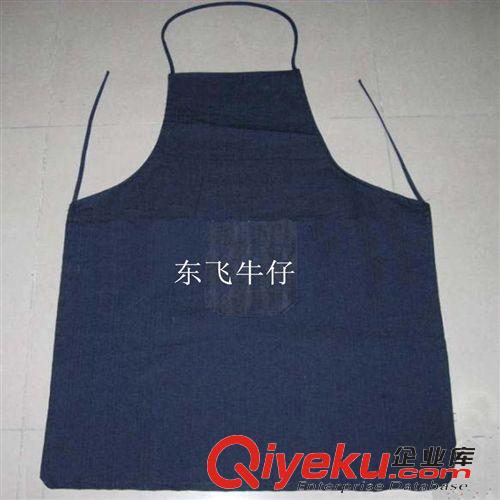 勞保用品 深藍(lán)色高質(zhì)牛仔圍裙 勞保防護(hù)圍裙 防污帆布圍裙勞保廠家直銷