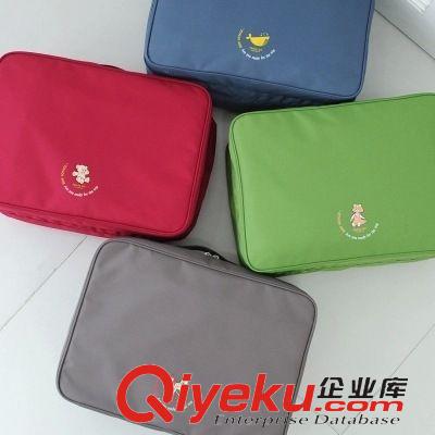 {zx1}產(chǎn)品 韓版新款DINIWELL防水手提多隔層衣物收納袋 旅行整理收納包 M號原始圖片2