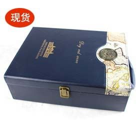 2014{zx1}款 廠家供應(yīng) 皮質(zhì)禮品盒 KP3403皮質(zhì)紅酒盒 精裝皮質(zhì)酒盒