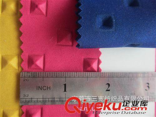 三明治 中大現貨直銷 SK-0551#HT46立體凹凸大柳釘空氣層壓花凹凸立體面原始圖片3