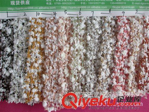繡花布 新款奢華小香風(fēng)金銀絲色織雪花紋提花面料時(shí)尚g(shù)d面料