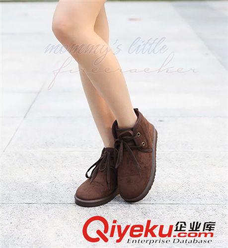 女鞋單鞋 批發清倉tj棉鞋 冬女靴長毛絨耐磨防滑吹氣底中筒靴雪地靴