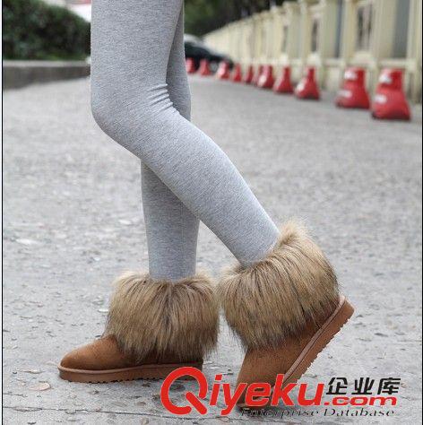 雪地靴 2014冬季新款低筒短靴撞色女靴保暖棉靴潮款雪地靴女廠家直銷