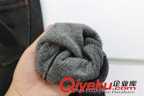 一體褲 加絨打底褲/仿牛仔打底褲/仿牛仔保暖褲/加厚打底保暖褲義烏打底原始圖片3