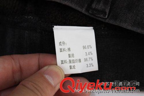 一體褲 仿牛仔加絨保暖褲 加厚打底褲批發(fā) 仿牛仔打底褲 義烏冬季打底褲原始圖片3