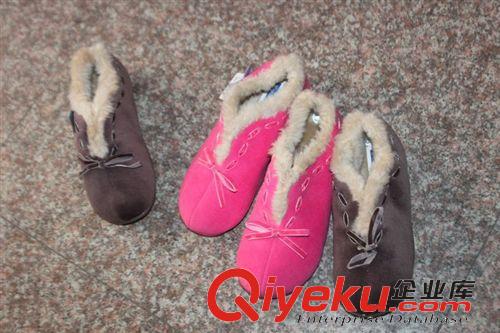 棉鞋 廠家直銷 新款女士棉鞋 中國(guó)風(fēng)復(fù)古棉鞋 毛毛低筒棉鞋棉靴原始圖片3