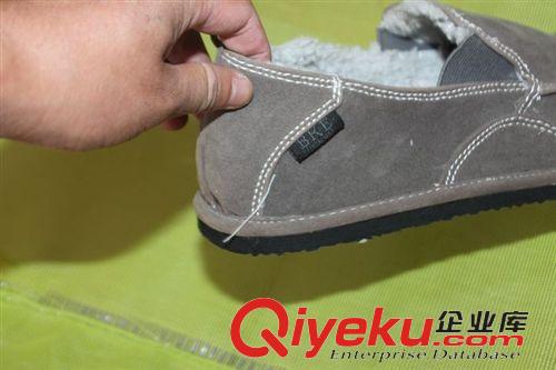 棉鞋 廠家批發(fā) 新款男士休閑家居鞋 加厚保暖棉鞋 磨砂鹿皮布鞋原始圖片2