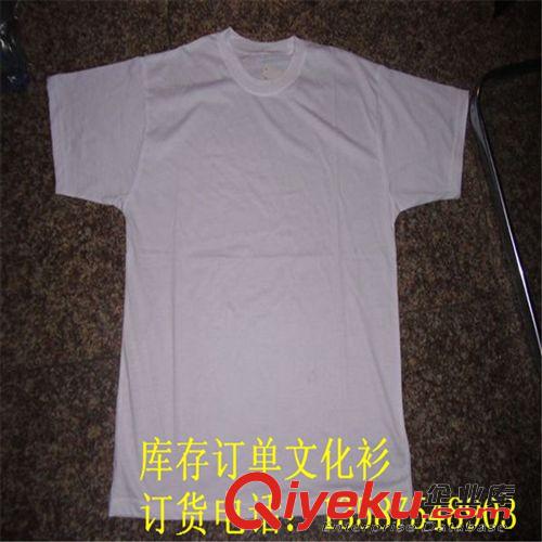 男式T恤 廠家外貿(mào)空白文化衫庫(kù)存白色圓領(lǐng)文化衫選舉游行專用文化衫批發(fā)原始圖片2