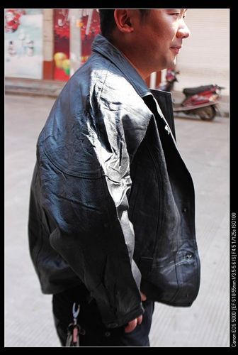男式zp皮衣 男士zp皮衣廠家tj處理，廠家庫存男式皮衣原始圖片2