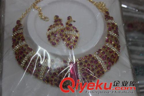 項圈 廠家清倉處理 tr彩鉆項鏈飾品 公主飾品多件套飾品庫存處理