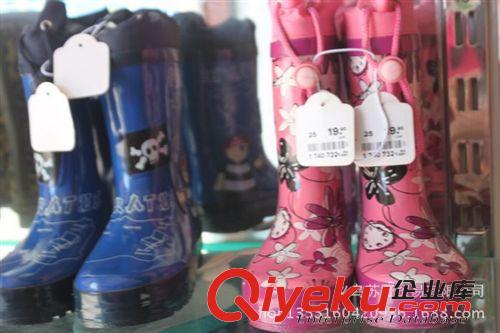 雨鞋、雨靴 外貿(mào)兒童【橡膠雨鞋】印花兒童雨靴【橡膠靴】批發(fā)庫存橡膠雨鞋原始圖片2