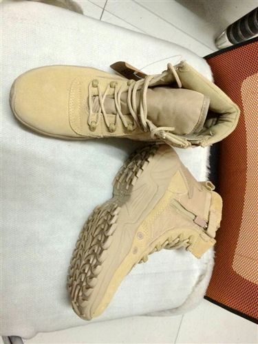 軍靴、戰(zhàn)術靴 沙漠靴 外貿(mào)沙漠靴 zp沙漠靴 黑色沙漠色中筒沙漠靴庫存處理原始圖片3