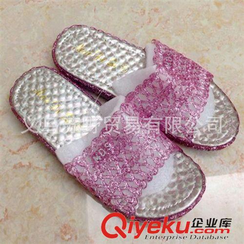 涼拖 外貿(mào)女拖鞋 吹氣女拖鞋 庫存外貿(mào)防滑吹氣女拖鞋 時尚女人字拖原始圖片2