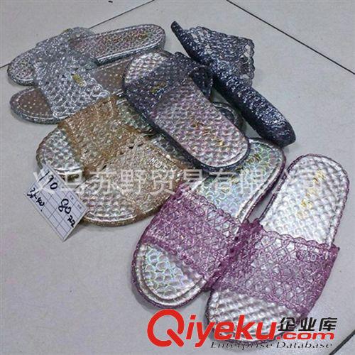 涼拖 外貿(mào)女拖鞋 吹氣女拖鞋 庫存外貿(mào)防滑吹氣女拖鞋 時尚女人字拖原始圖片3
