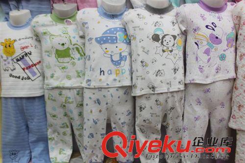 保暖上衣 廠家外貿童裝兒童內衣套裝寶寶家居服純棉秋衣秋褲外貿兒童套裝
