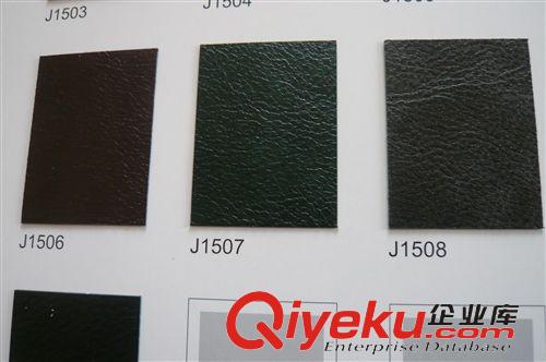 人造革 熱壓變色PU人造革 {zx1}壓紋環(huán)保瘋馬油皮J15壓變革PU原始圖片3
