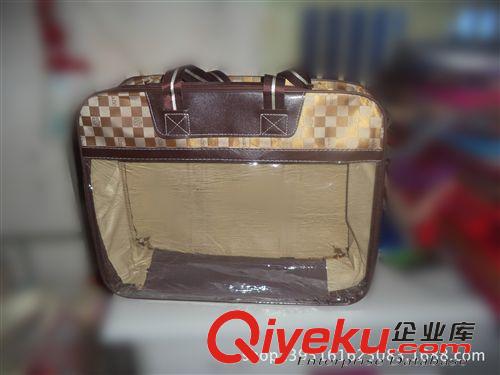 冬被包裝袋 廠家直銷 萊恩家紡冬夏太空羽絨蠶絲被子皮包裝pvc鋼絲禮品手提包原始圖片3