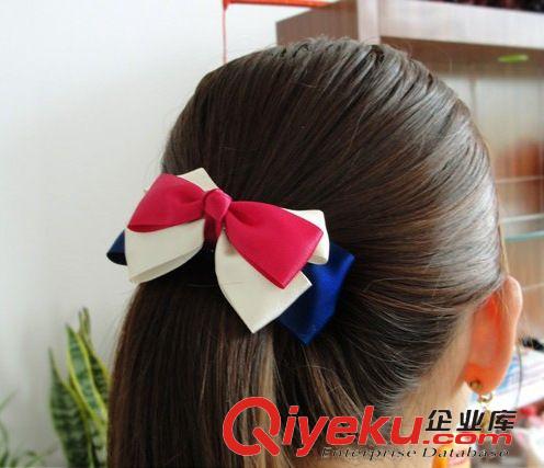 潮流飾品 TS901韓版時(shí)尚頭飾 英倫風(fēng)發(fā)飾 蝴蝶結(jié)發(fā)夾 潮流發(fā)卡 一件代銷原始圖片2