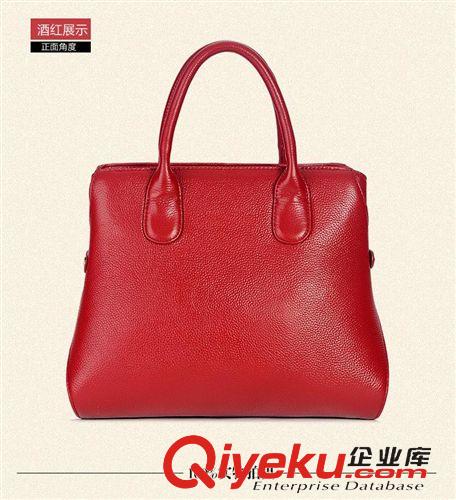 2014秋冬上新專區 2014新款時尚潮流女包單肩斜挎手提包小蠻腰包包真皮二層皮女包原始圖片2